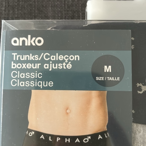 NWOT -Anko Mens trunks classic size M - Picture 2 of 7